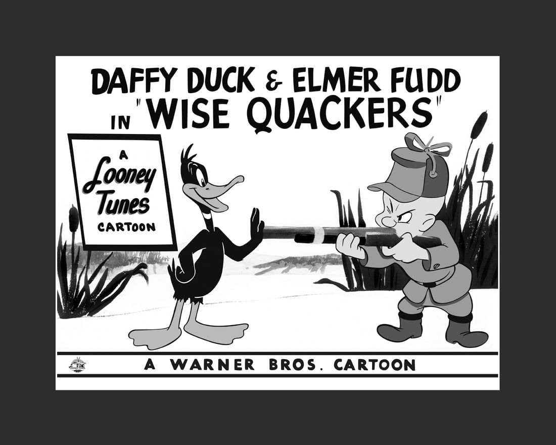 2 Fine Art Giclee's "Canary Row" & "Wise Quackers"- Matted (1 of 2)