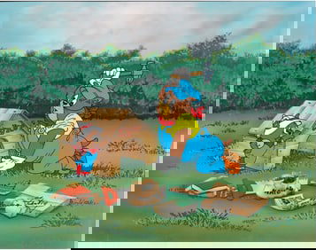 Spike and Tyke - Turner Entertainment - Signed -Hand-Painted Cel