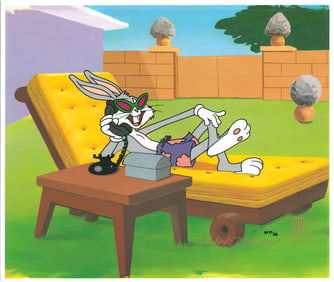 Bugs Bunny - Warner Bros. Hand-Painted Cel - Hollywood Hare