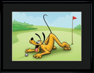 Pluto - Golf - Fine Art Lithograph