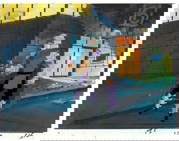 Shredder of (TMNT) Turtles-Original  Production Cel