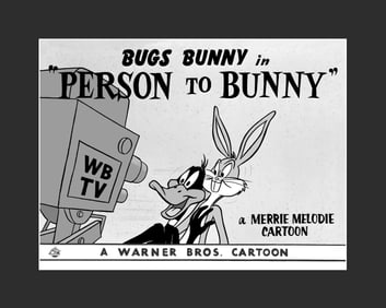 Bugs Bunny & Daffy Duck - Fine Art L.E. Giclee - Matted