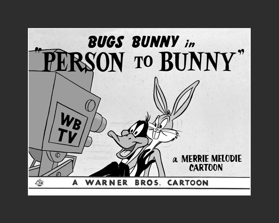 Bugs Bunny & Daffy Duck - Fine Art L.E. Giclee - Matted (1 of 1)