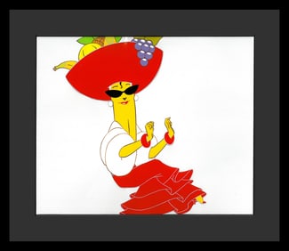 Chiquita Banana -Original Production Cel-Framed