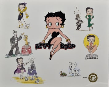 Betty Boop- LE  Sericel - Bravo Betty