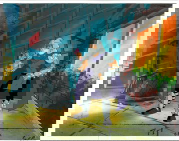 Shredder of (TMNT) Turtles- Original Production Cel with MWS Seal