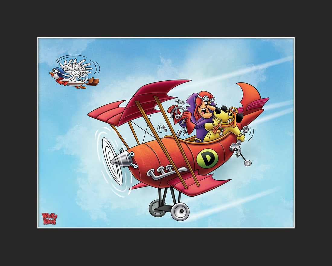 Wacky Races- Dastardly & Muttley- Fine Art L.E. Giclee (1 of 1)