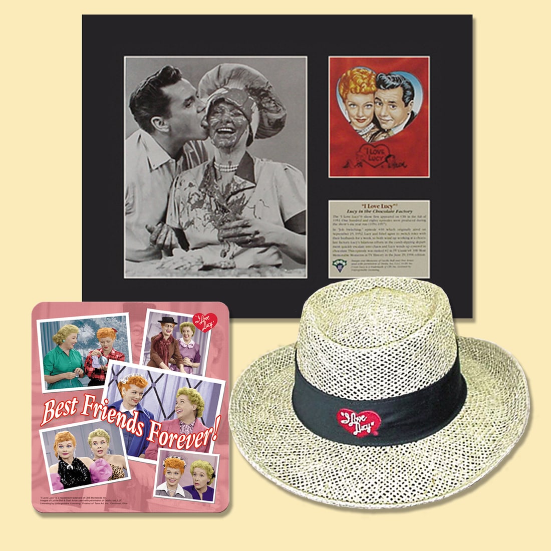 I Love Lucy - Lithograph, Hat and Mousepad (1 of 1)