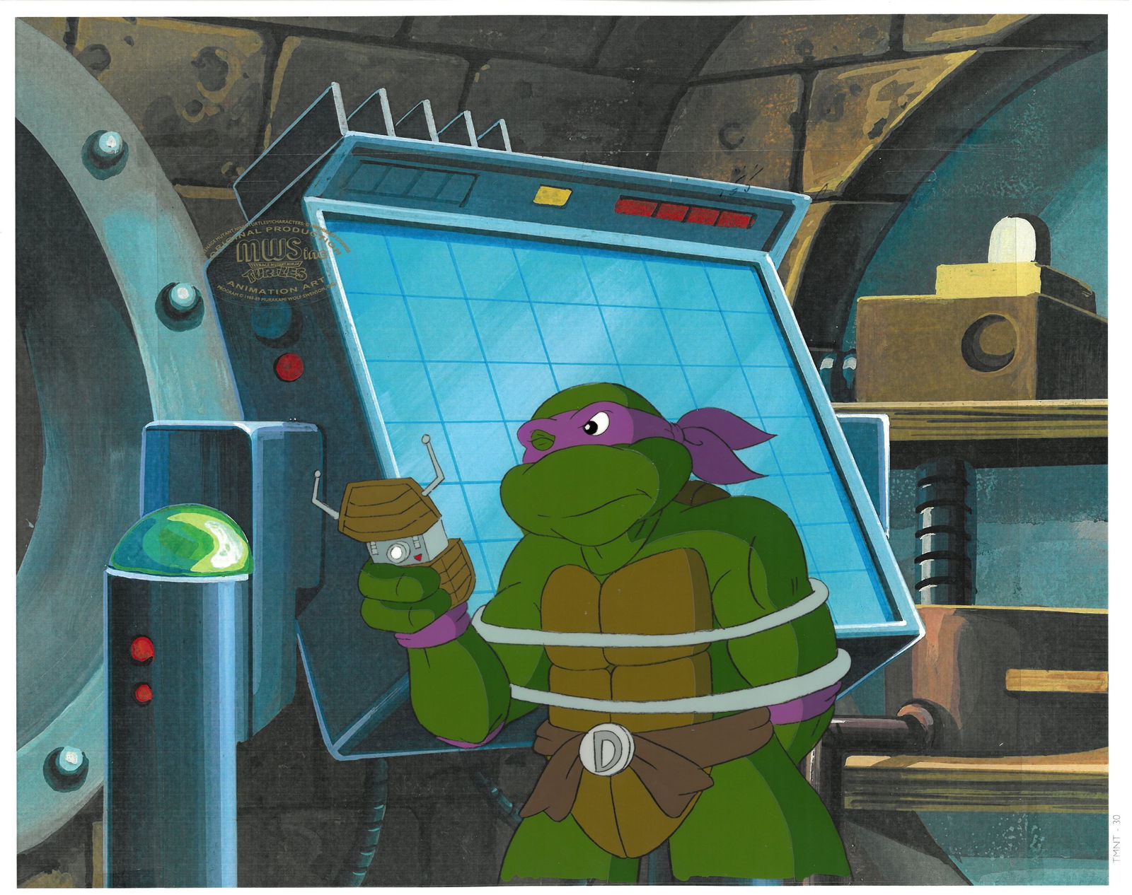 Leonardo of (TMNT) Turtles- Original Production Cel with MWS Seal (1 of 1)