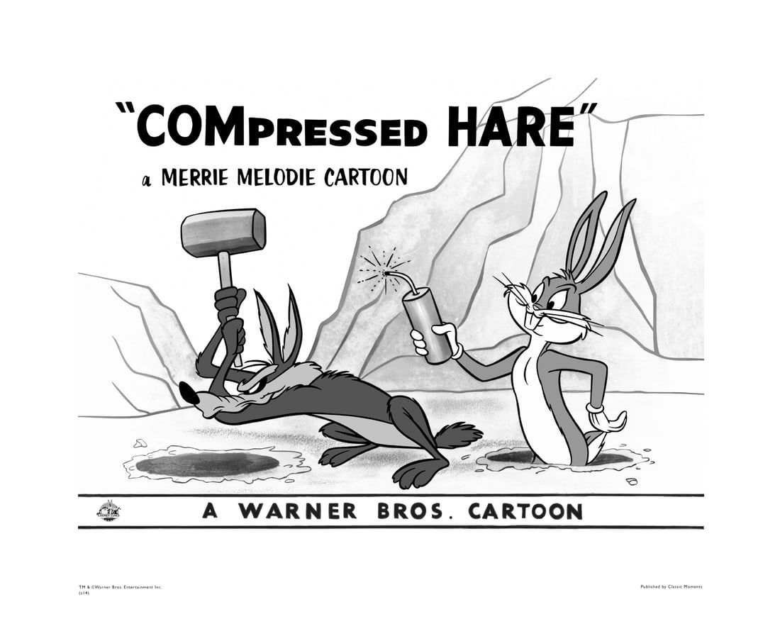 2- Fine Art L.E. Giclees - Compressed Hare and Canary Row (1 of 2)