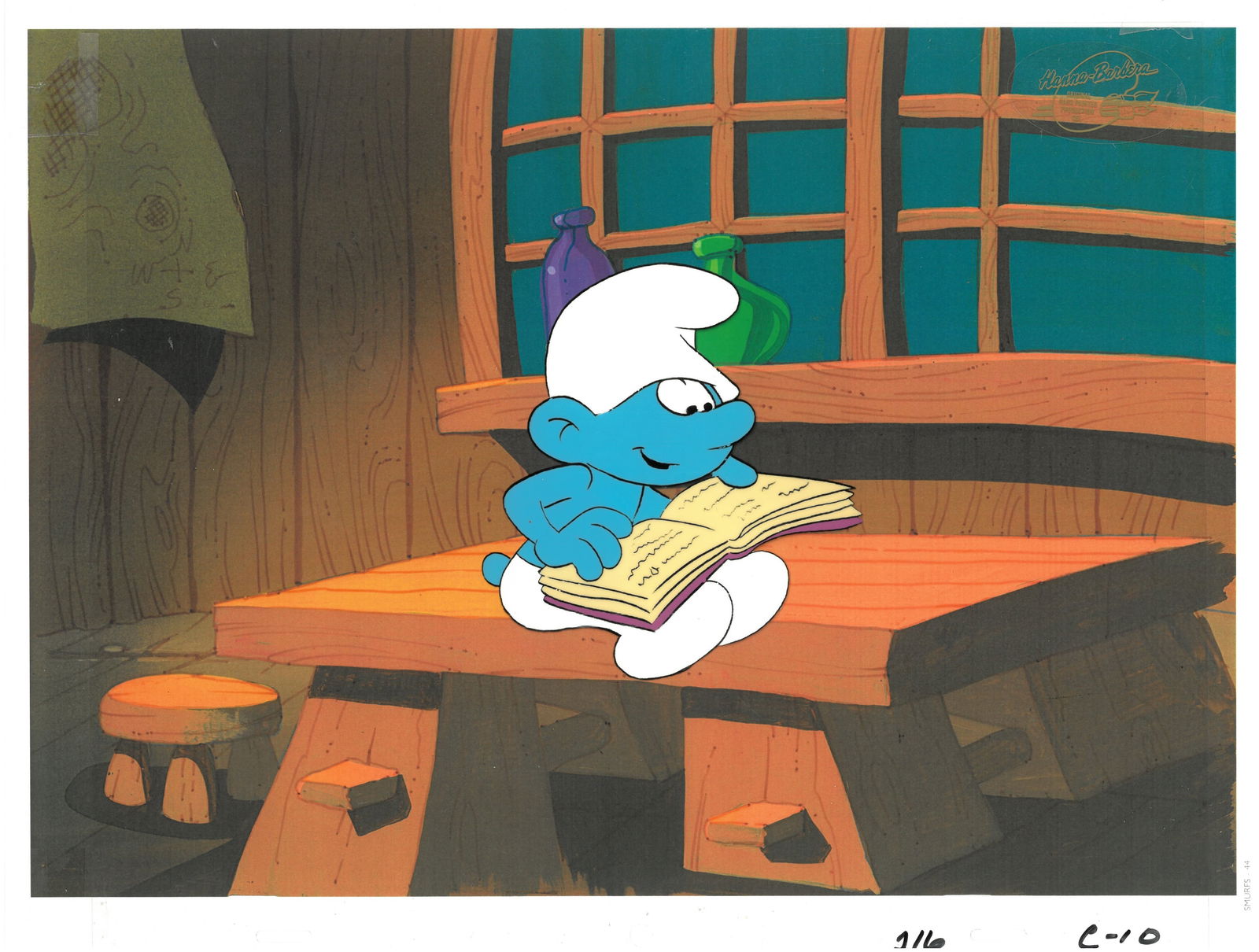 Smurfs - An Original Production Cel- Clumsy (1 of 1)