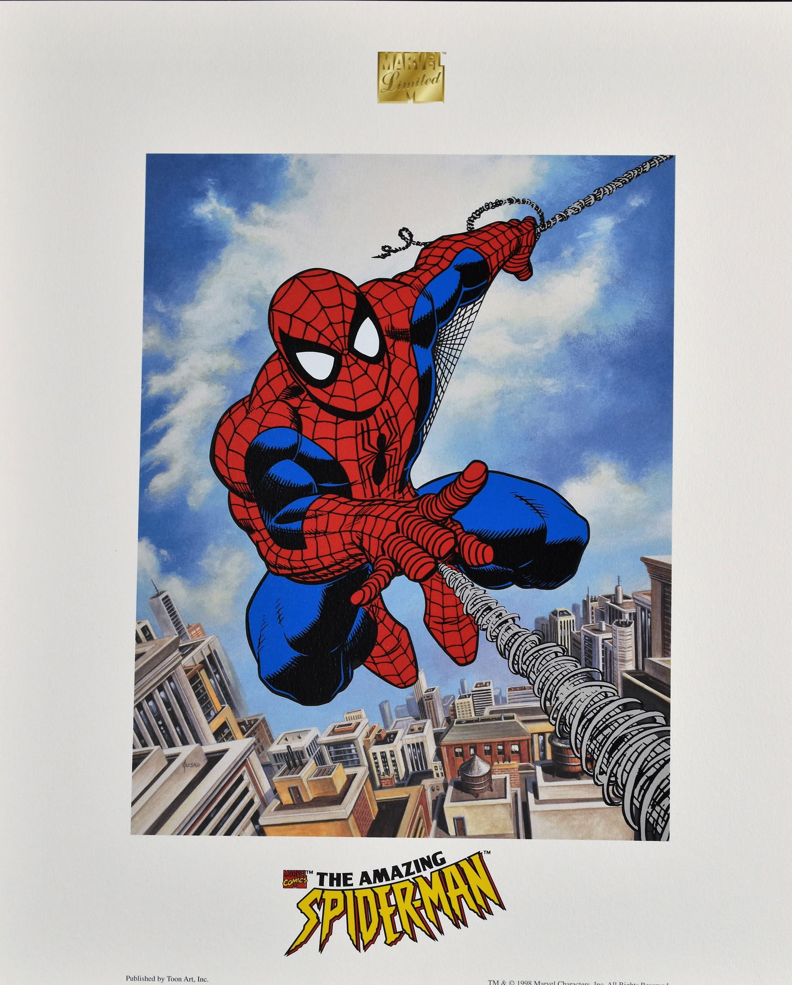Spider-Man Lithoserigraph (1 of 2)