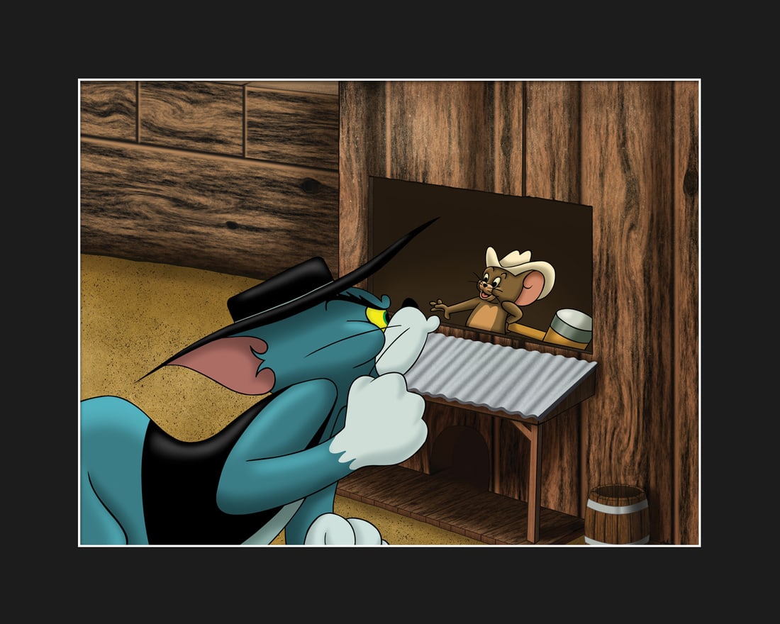 Tom & Jerry - Gene Dietch - Fine Art L.E. Giclee (1 of 1)