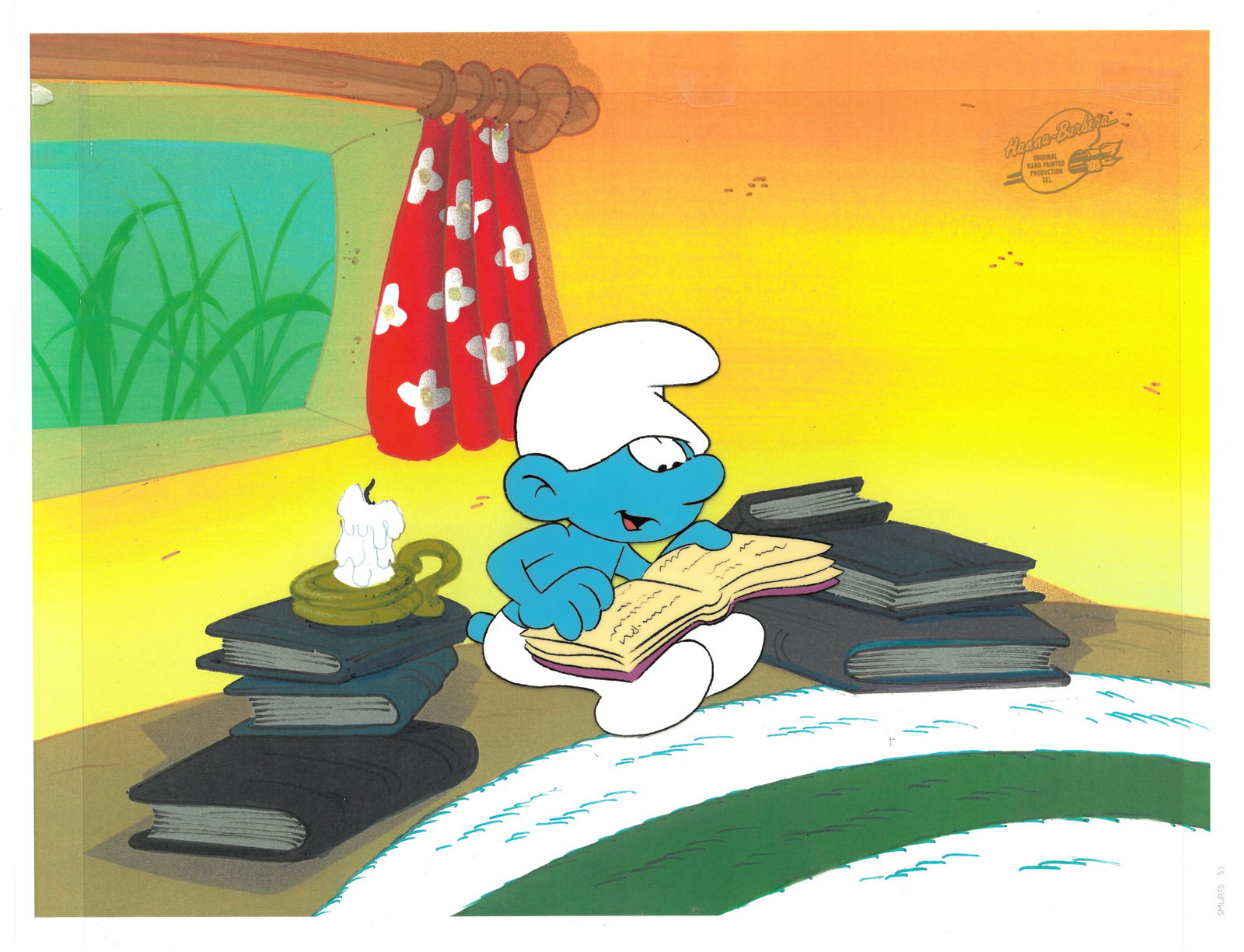 Smurfs - An Original Production Cel- Clumsy (1 of 1)