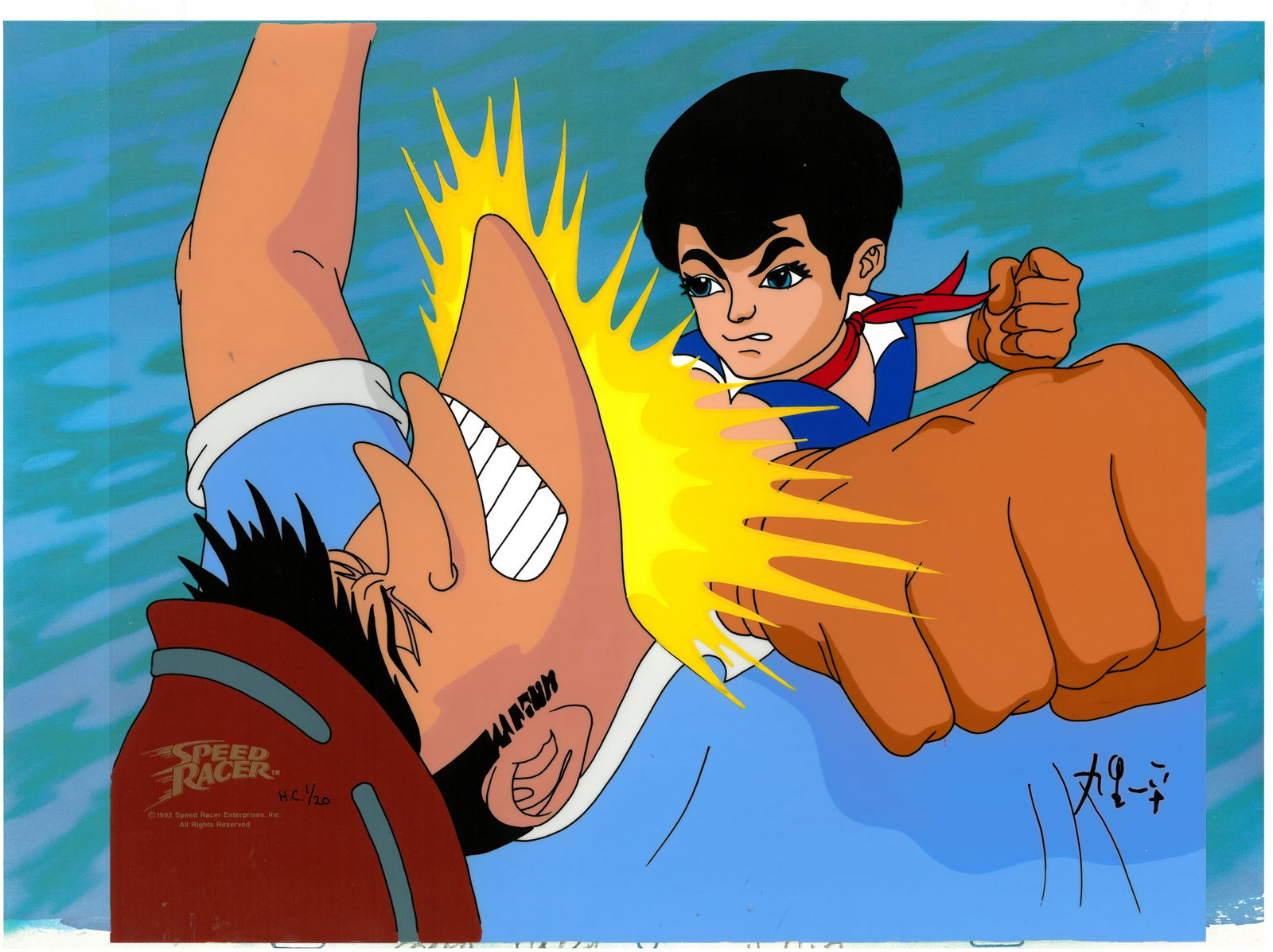 Speed Racer - Hand-Painted Signed L.E. - Race the Laer Tank (1 of 2)