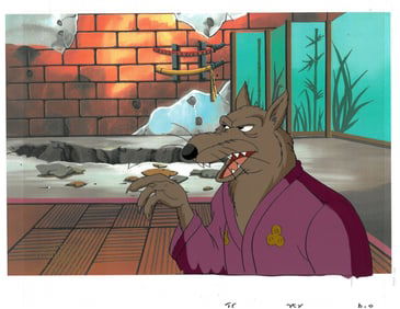 Splinter of (TMNT) Turtles- Original Production Cel- MWS Seal
