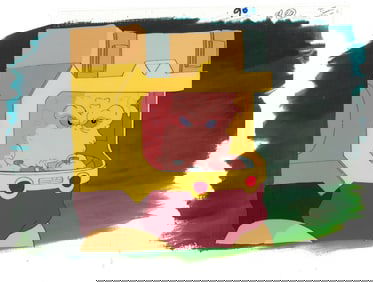 Krnag of (TMNT) Turtles- Original Multi-Cel Production Setup with Official MWS Seal