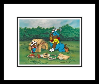 Spike and Tyke - Turner Entertainment - Signed -Hand-Painted Cel-Framed