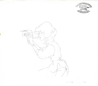 2 (TMNT) Turtles- Original Production Drawings with MWS Seal- Shredder and April