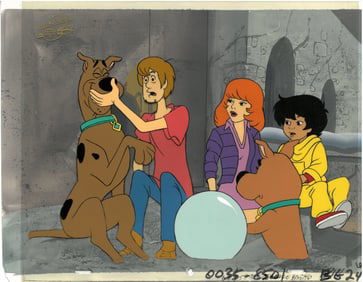 Scooby-Doo Multi-Cel Production Set-Up from 13 Ghosts of Scooby-Doo(1985) with Master Production