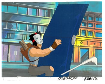 Casey Jones(TMNT) Turtles-Original Production Cel with MWS Seal