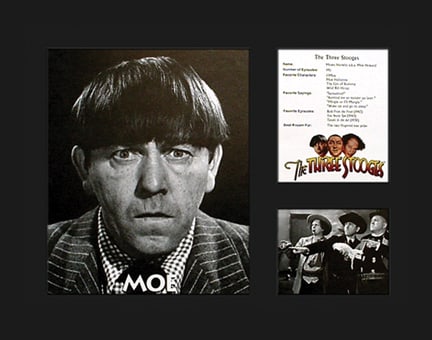 Three Stooges - Matted Moe LE Lithograph (1 of 1)