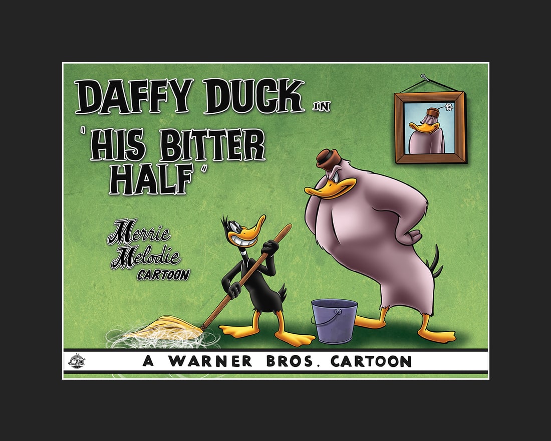 Friz Freleng- His Bitter Half Fine Art LE Giclee -Matted 16x20 (1 of 1)