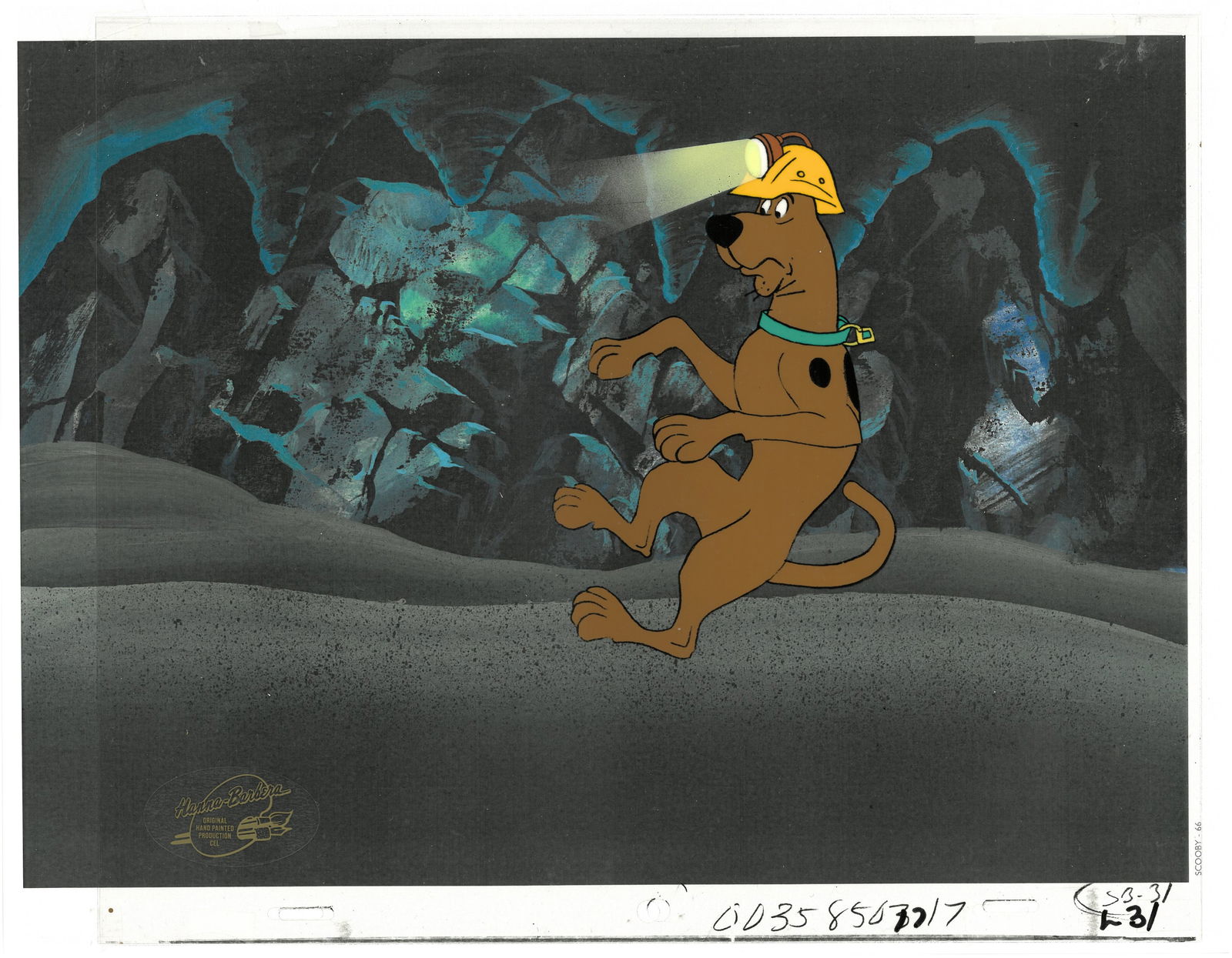Scooby-Doo -Original Production Cel from 13 Ghosts of Scooby-Doo(1985) with Hanna-Barbera Seal. (1 of 1)