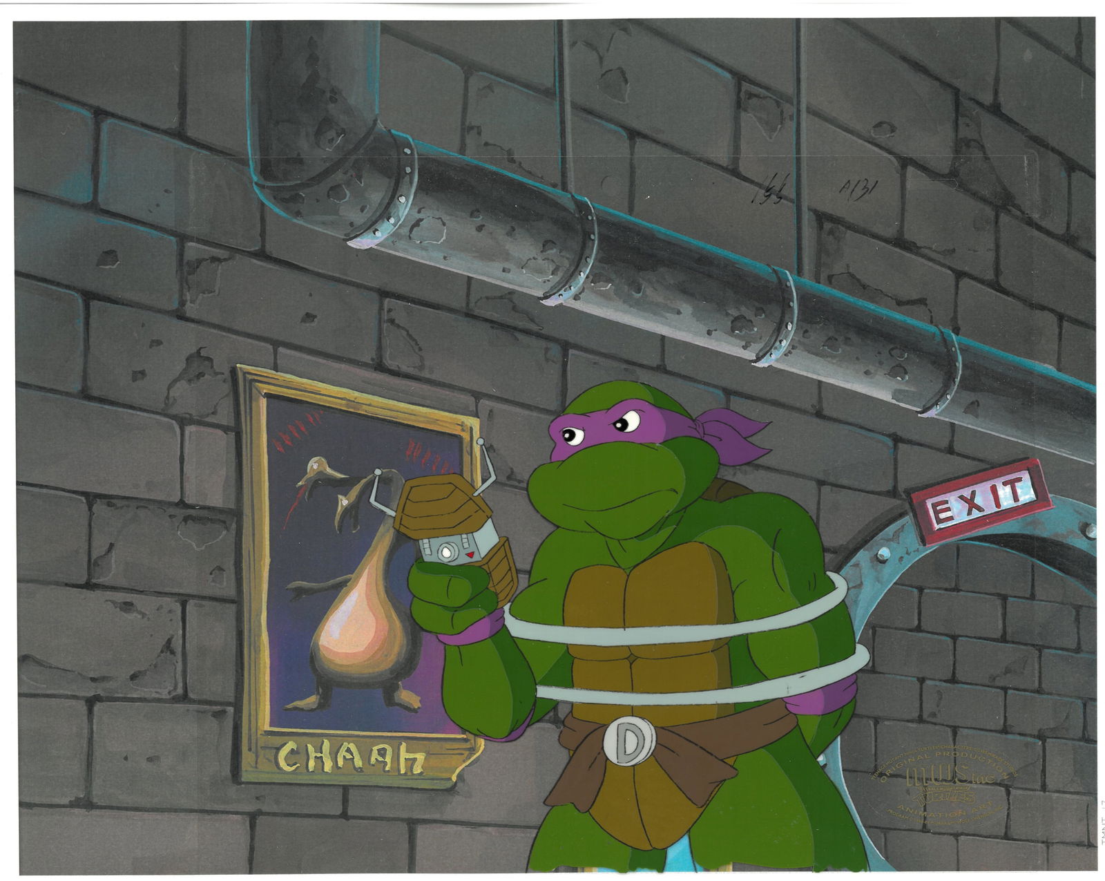 Donatello of (TMNT) Turtles- Original Production Cel with MWS Seal (1 of 1)