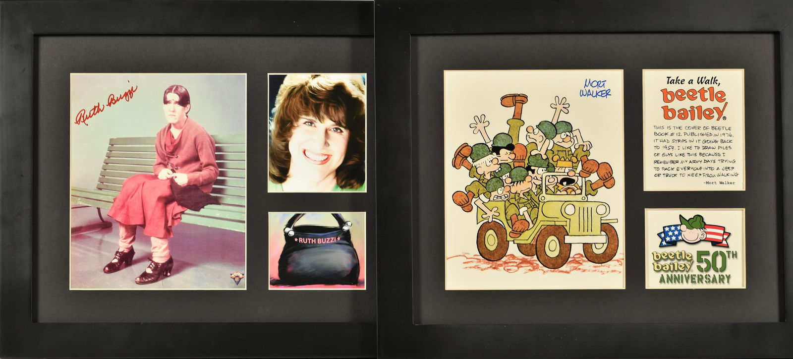 Signed & Framed Ruth Buzzi Beatle Bailey-11x14 (1 of 6)