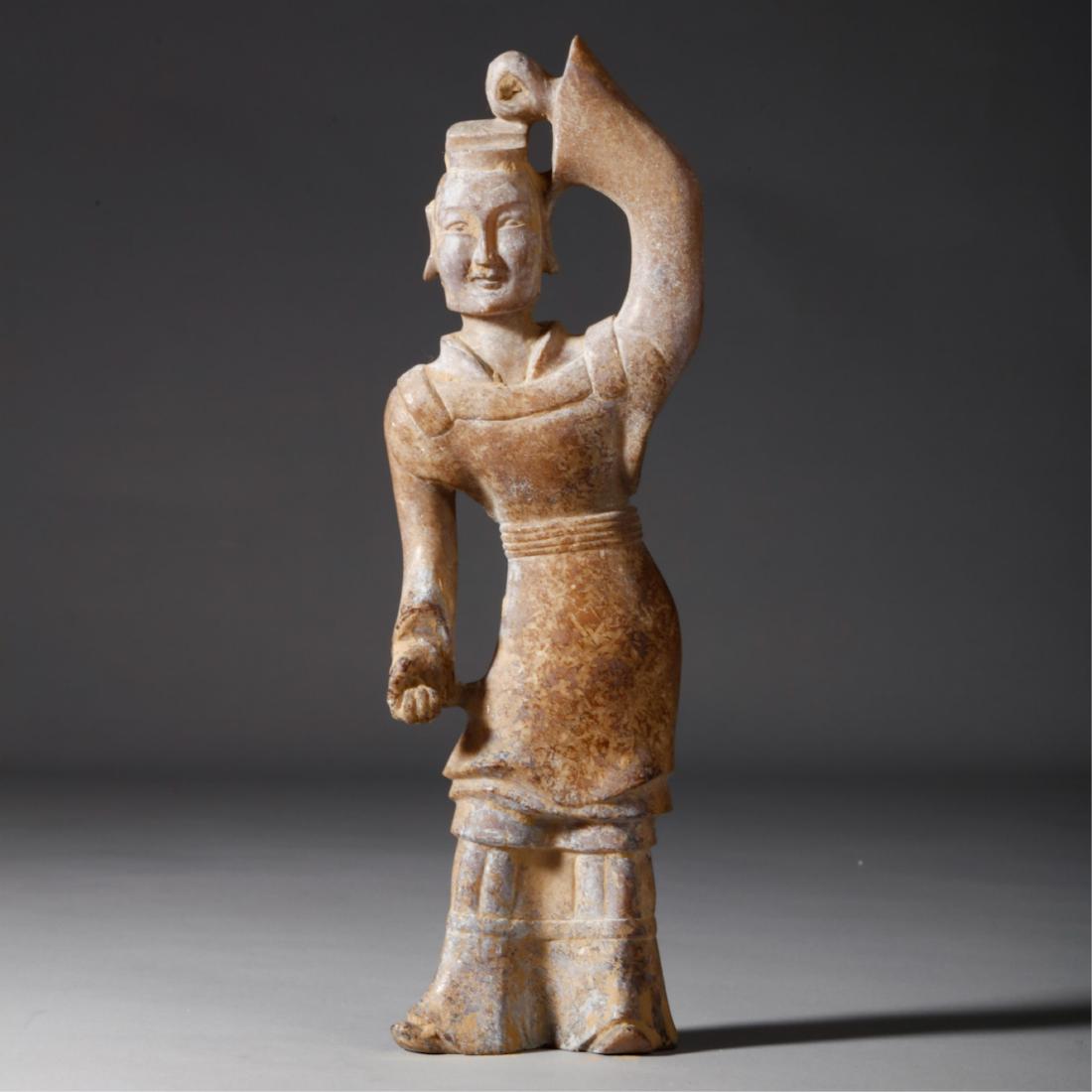 CHINESE JADE CARVED SCHOLAR: Height: 9.6 inches. Weight: inches. Height: 24.5cm, Weight: 666g