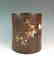 CHINESE HARDWOOD BRUSH POT WITH INLAID - 2