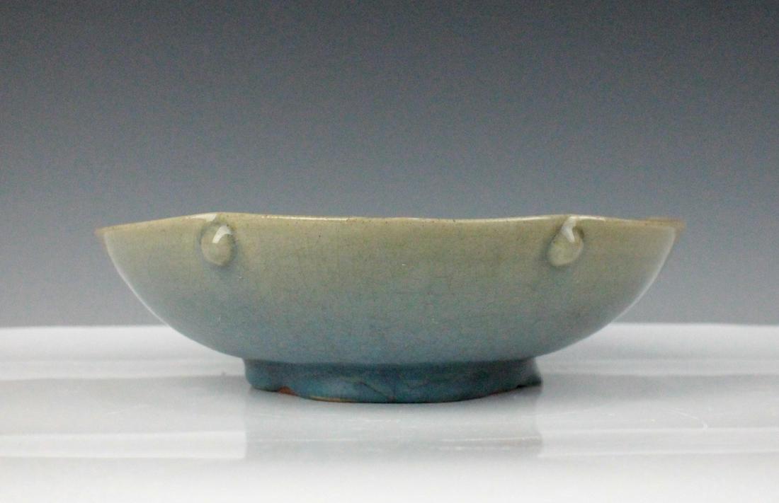 CHINESE FLAMBEE GLAZE PORCELAIN BOWL (1 of 5)