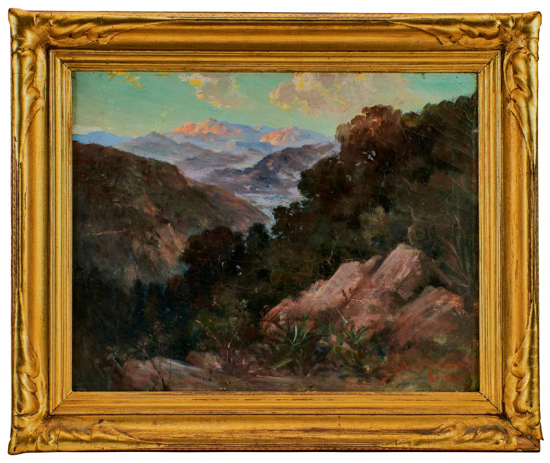 John Bond Francisco oil on canvas (1 of 2)