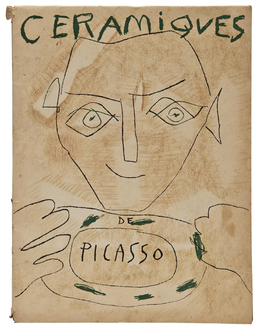 Céramiques de Picasso portfolio: Céramiquesde Picasso by Suzanne & Georges Ramie Albert Skira, Editor Paris, 1948 color portfolio 15"l x 11"w