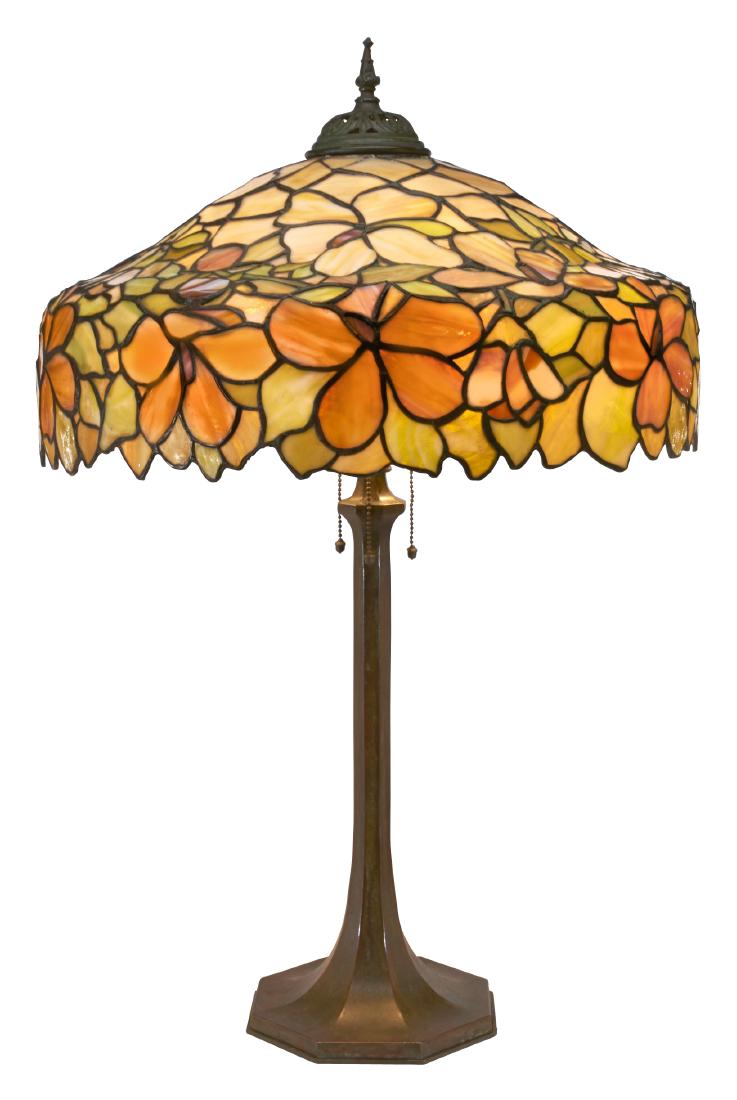 Unique Art Glass & Metal Company table lamp (1 of 3)