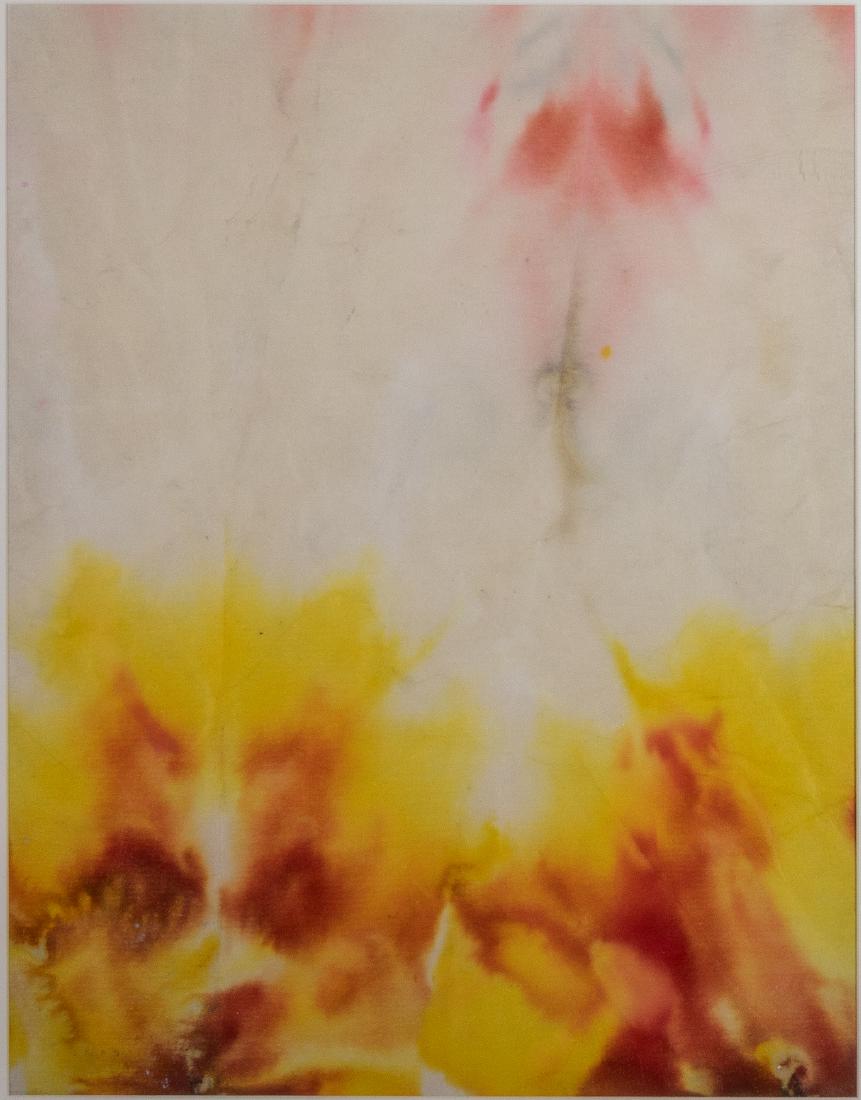 Sam Gilliam Untitled Abstract: Sam Gilliam (b. 1933)Untitled (Abstract), 1971watercolor on papersigned verso22-1/2 x 18 inchesframed
