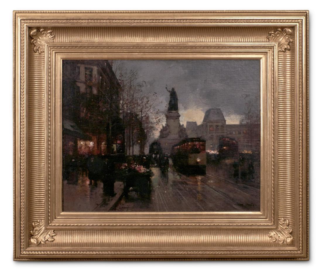 Edouard Cortes (French, 1882-1969), attribution: Edouard Cortes(French, 1882-1969), attributionoil on canvassigned19.5"h x 25"woverall: 32"h x 37.5"w