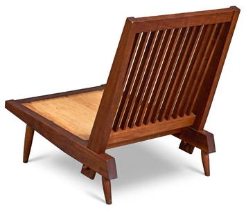 George Nakashima chair: George NakashimachairNew Hope, PAwalnut31"h x 23.5"d x 24"w