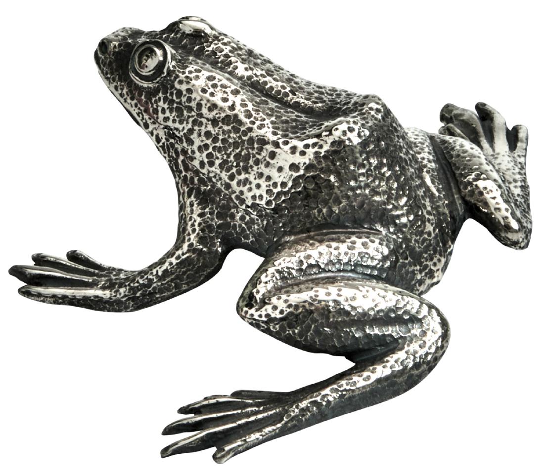 Mario Buccellati Frog: Mario BuccellatiFrogItalysterling silverimpressed marks1"h x 2"l x 3"w
