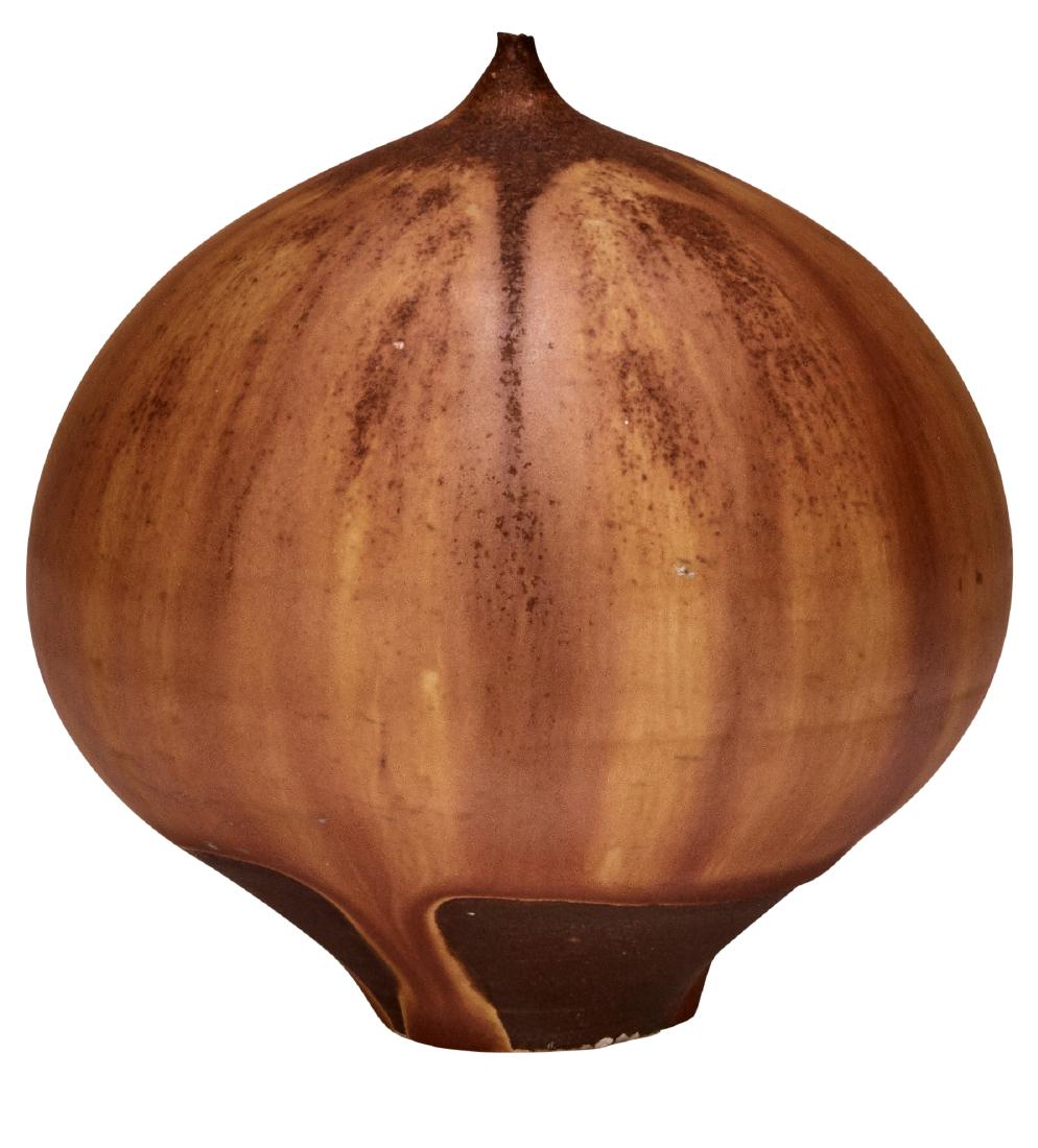 Rose Cabat vase: Rose CabatvaseTucson, AZglazed ceramicsigned3"h x 3"dia