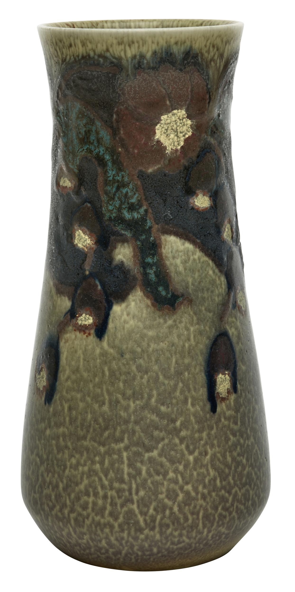 Rookwood Pottery by Charles Todd: Rookwood Pottery byCharles Todd vase Cincinnati, OH, 1922 glazed ceramic artist signed, dated, numbered 6.5"h x 3.5"dia