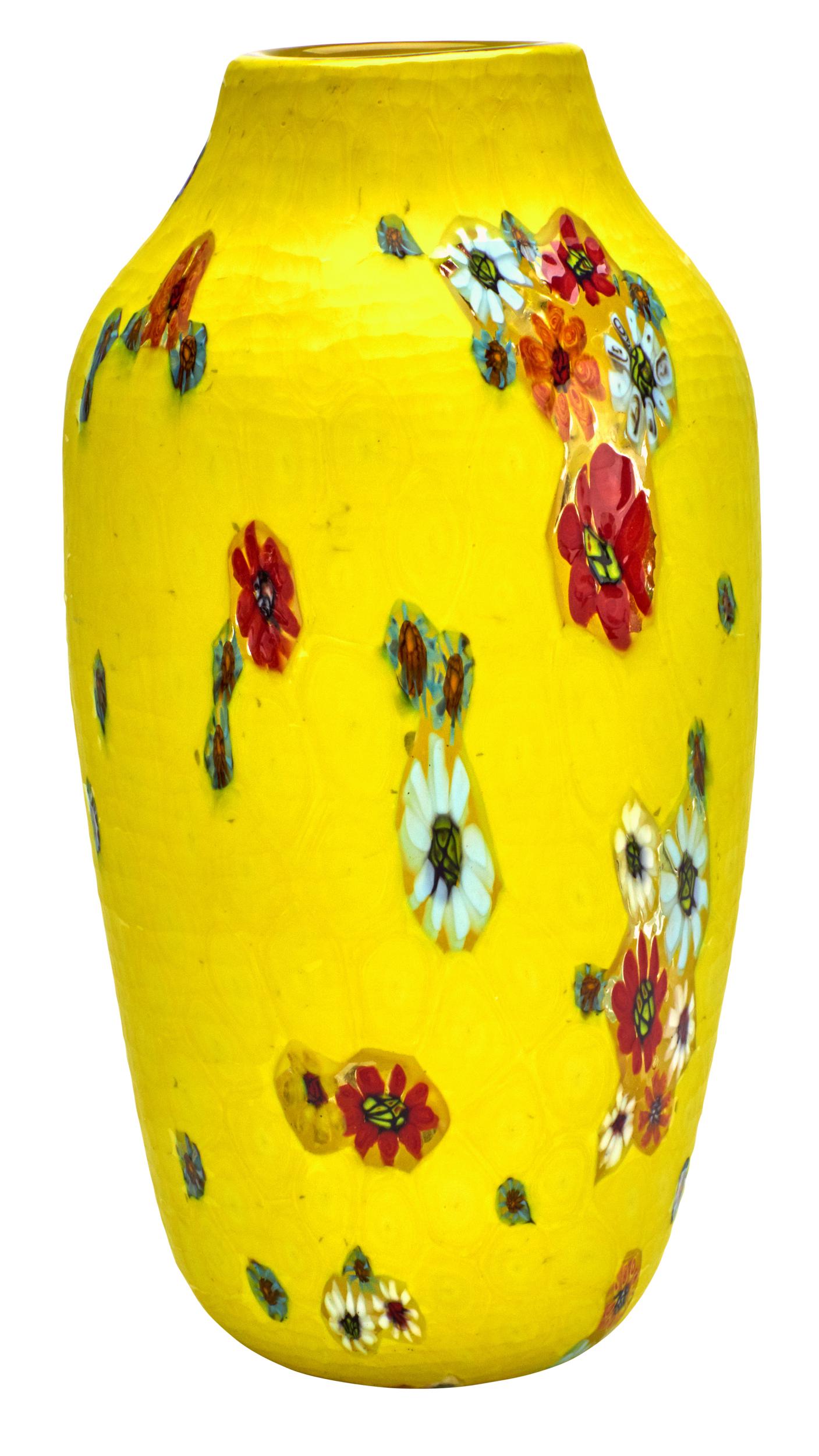 Vittorio Ferro for Fratelli Toso marquetry vase: Vittorio Ferro for Fratelli TosovaseItalyMurano glassunsigned10.5"h x 5.5"dia