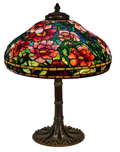 Tiffany Studios Peony table lamp