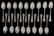 Gorham sterling silver flatware, sixteen piece place - 10