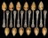 Gorham sterling silver flatware, sixteen piece place - 14