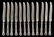 Gorham sterling silver flatware, sixteen piece place - 5