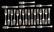 Gorham sterling silver flatware, sixteen piece place - 8