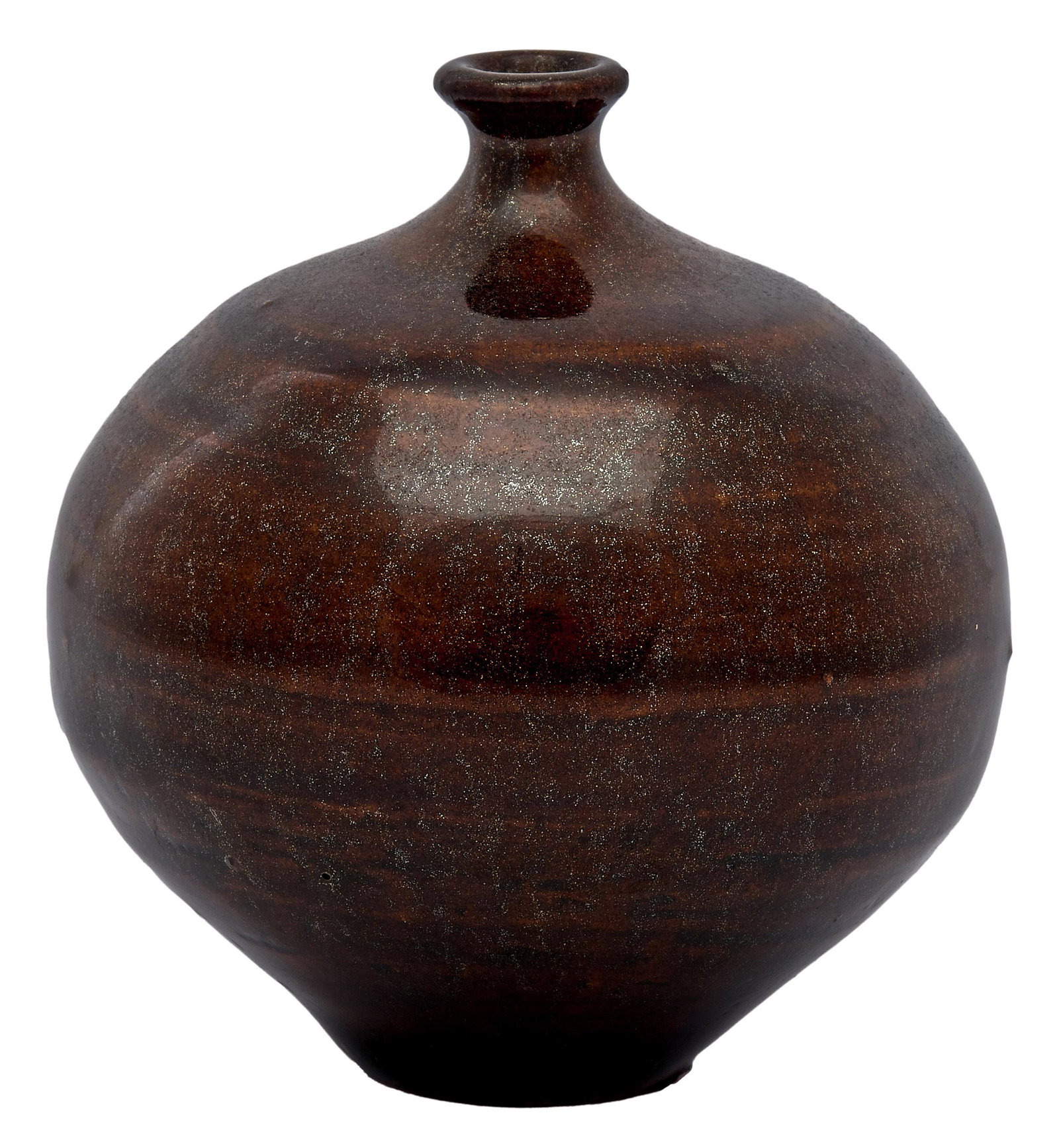 Doyle Lane vase: Doyle Lane vase Los Angeles, CA glazed ceramic incised mark 2.25"h x 2"dia
