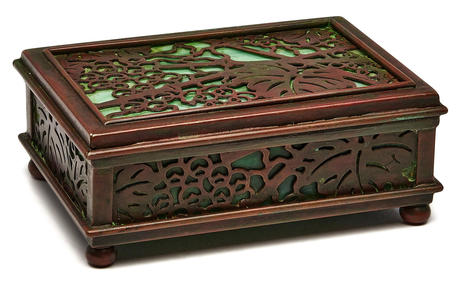 Tiffany Studios box: Tiffany Studios Grapevine box New York, NY<